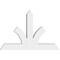 Ekena Millwork Richland Architectural Grade PVC Gable Bracket, 60"W x 40"H x 6"D x 6"F, 16/12 Pitch GBP060X40X0606RIC00 - alternate 5